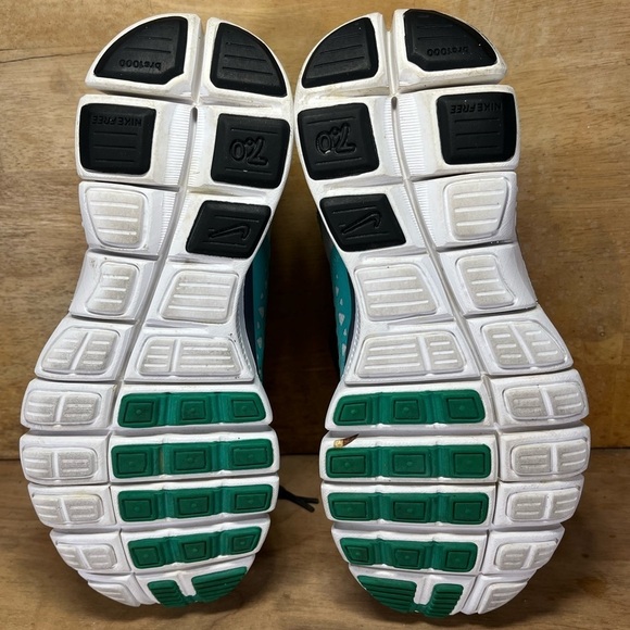 Nike Free Run 7.0 Womens Size 7 Running Shoes Sneakers Greenish-Blue 396044-005 - Picture 7 of 8
